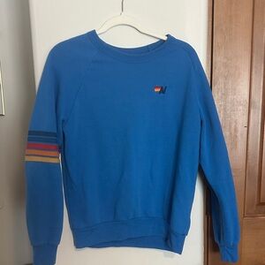 aviator nation blue crewneck